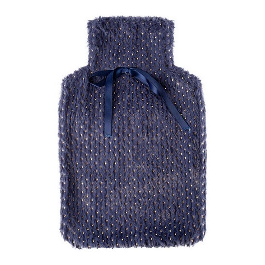 Calindoo Botella de Agua Caliente Tie & Dye Azul Brillante 1 ud
