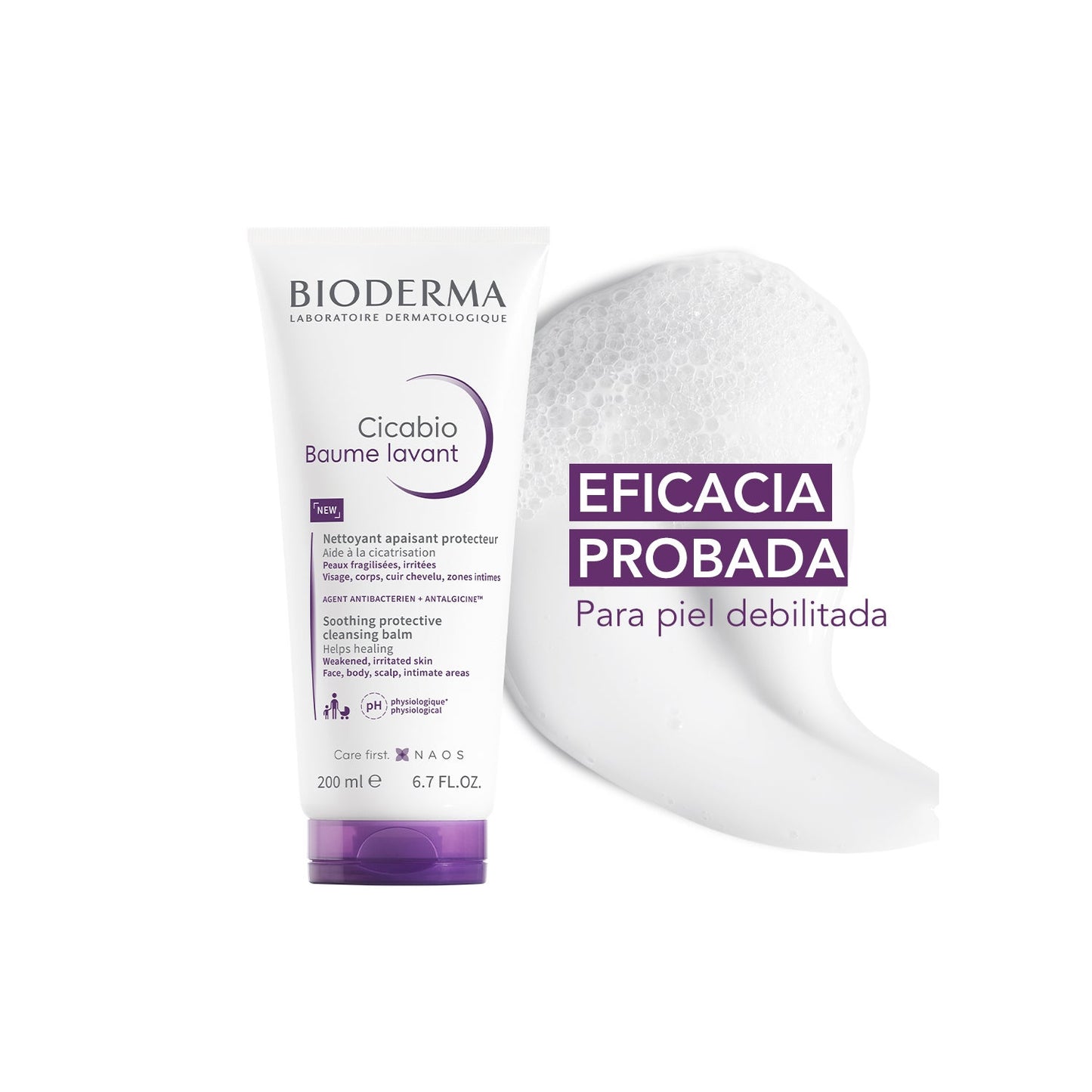 Bioderma Cicabio Baume Lavant Bálsamo Limpiador 200ml