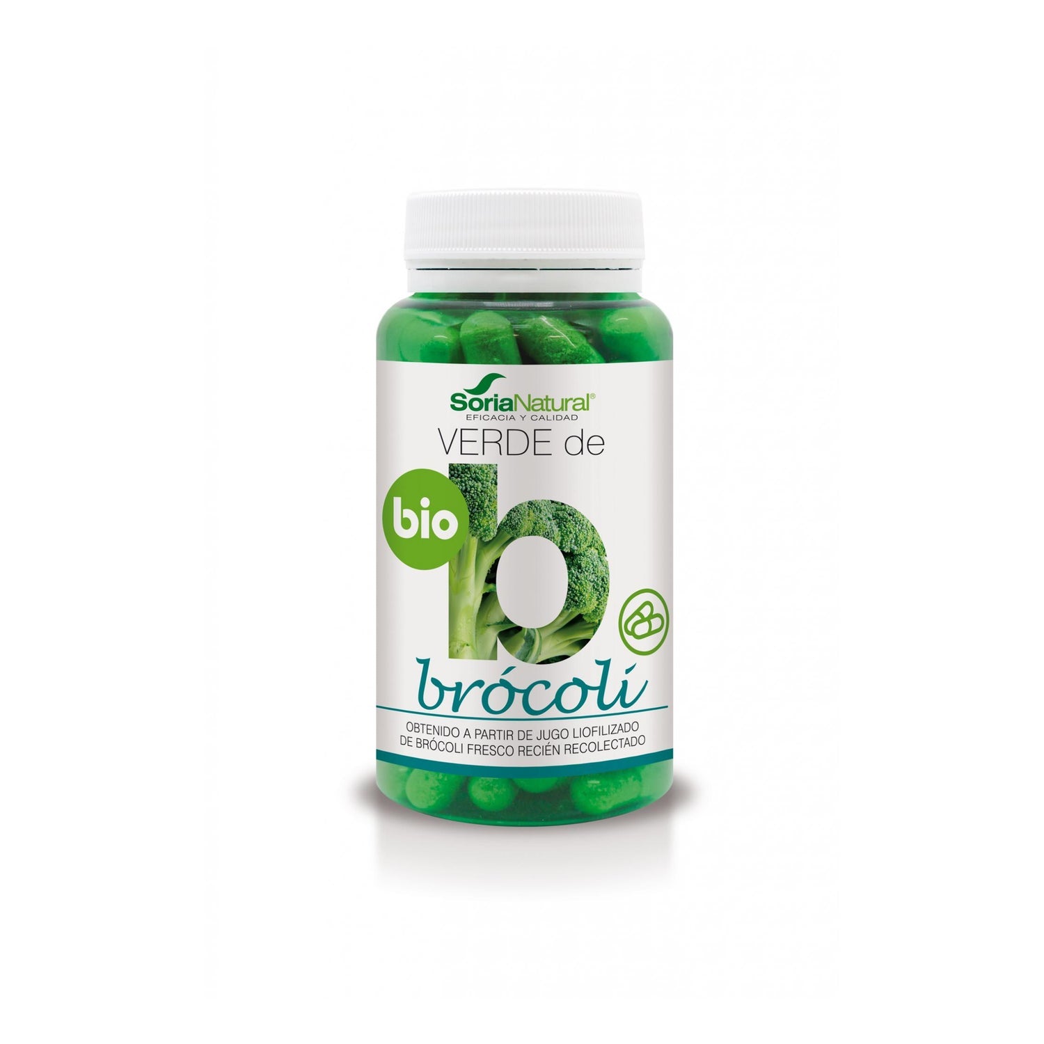Soria Natural Verde de Brócoli Bio 80 caps