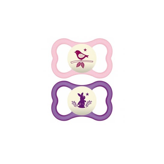 MAM Chupete Air +6 M Rosa