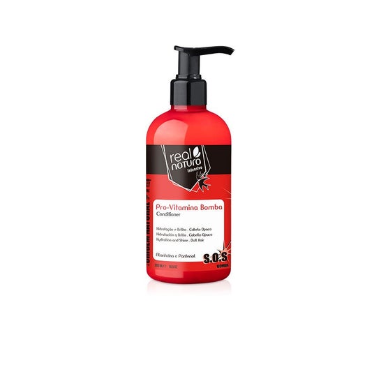 Real Natura Pro-Vitamina Bomba Acondicionador Sin Sal 300 ml