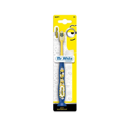 Mr. White Cepillo Dental Infantil Minions Ventosa 1 ud
