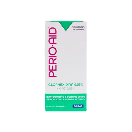 Perio·Aid Clorhexidina 0,05% + CPC 0,05% Colutorio Sin Alcohol 150ml