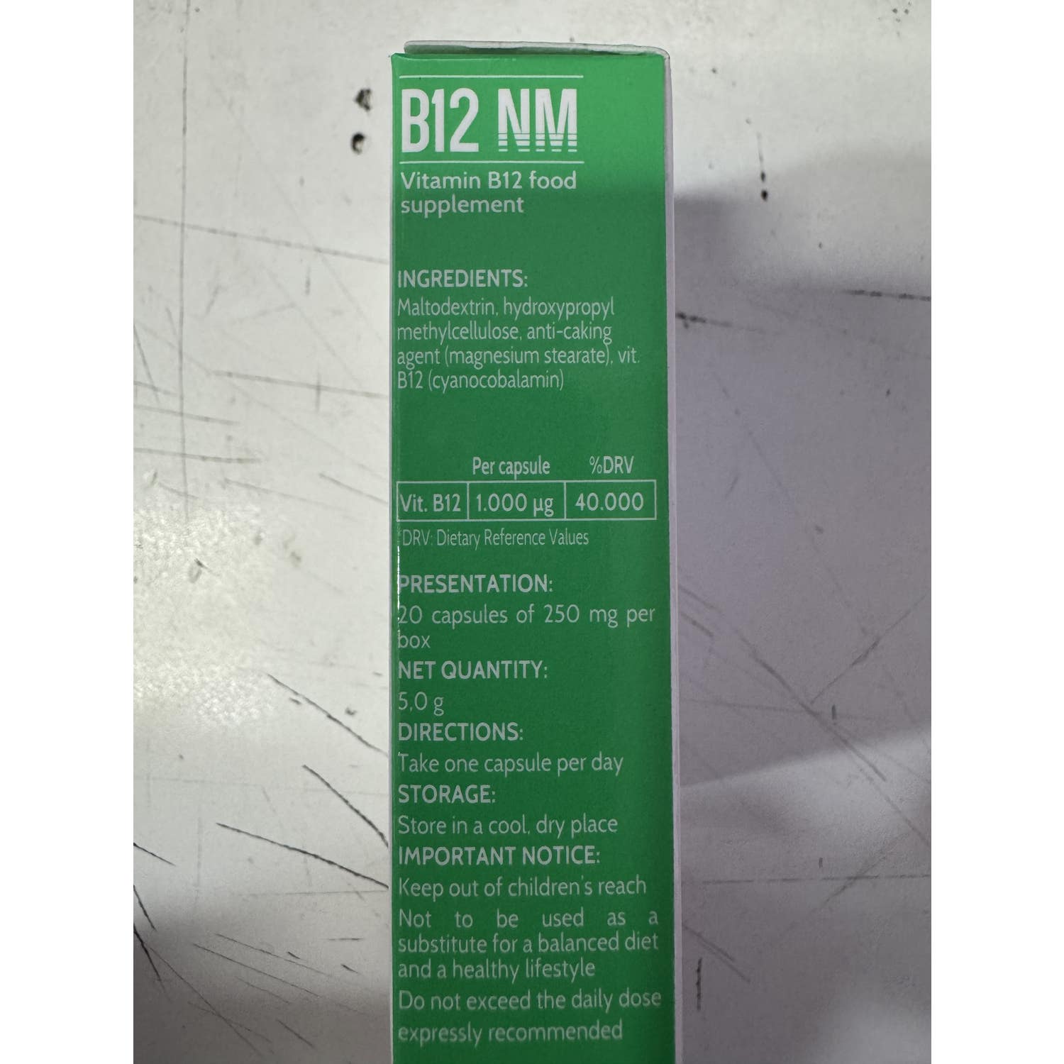 Cantabria Labs B12 NM 20caps