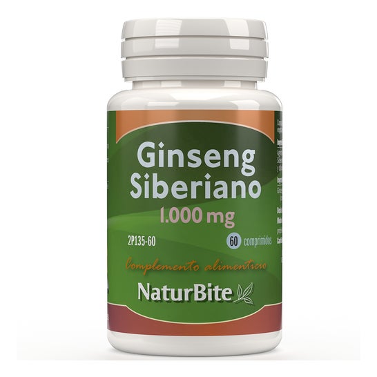 NaturBite Ginseng Siberiano 1000 mg 60 comp