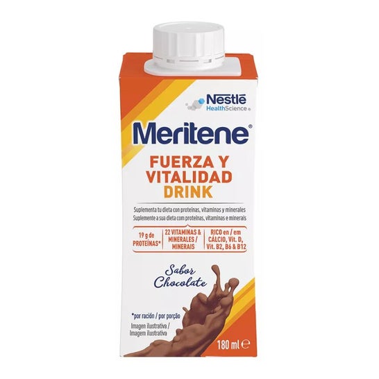 Meritene Fuerza y Vitalidad Drink Chocolate 6x125ml