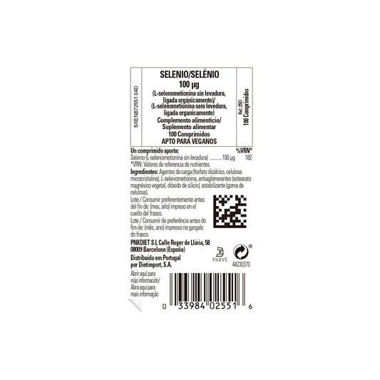 Solgar Selenio 100mcg 100comp