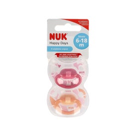 NUK Nukete chupete silicona T-2 2uds