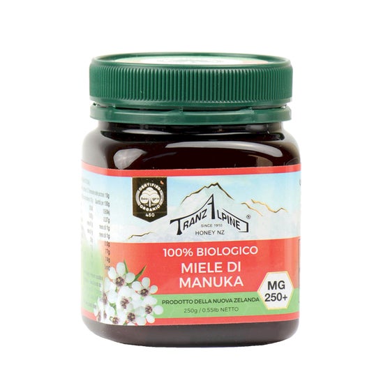 TranzAlpine Miel di Manuka Eco 250+ 250 g