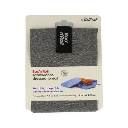 By Roll'Eat Porta Bocadillos Eco Gris Clar 1ud