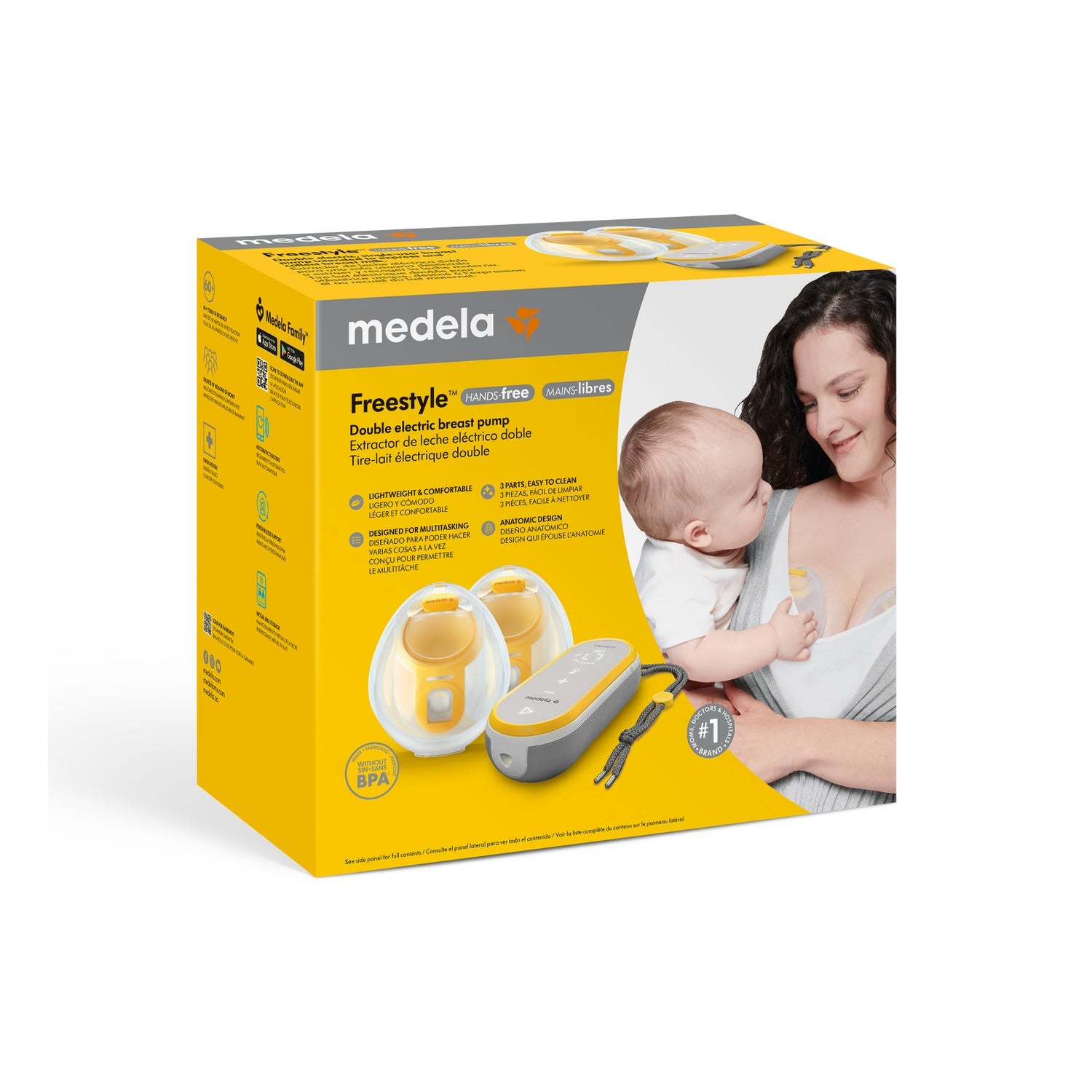 Medela Freestyle Hands Free Extractor de Leche Doble Eléctrico