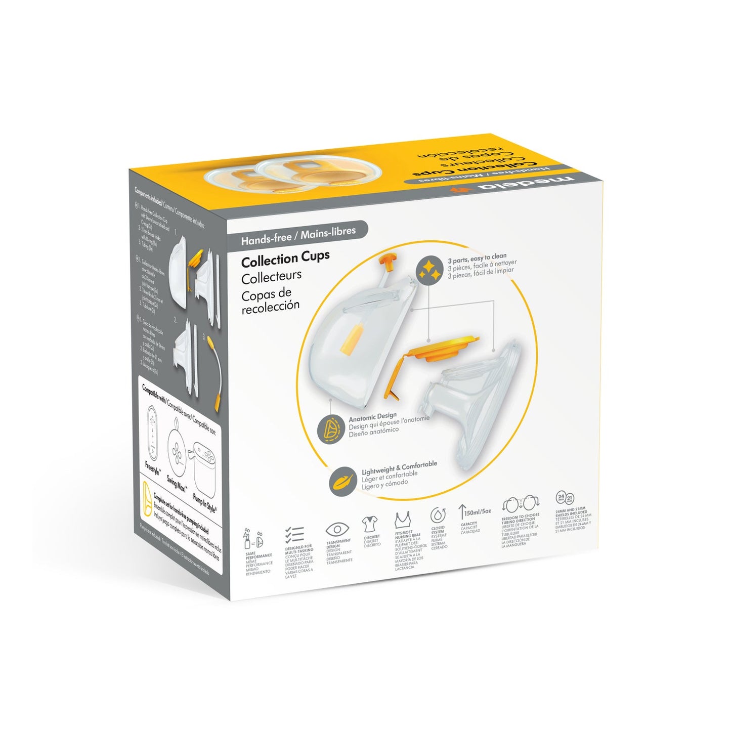 Medela Freestyle Hands Free Extractor de Leche Doble Eléctrico