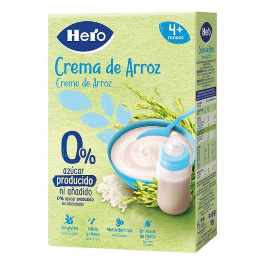 Hero Crema de Arroz sin Gluten Bio 220 g