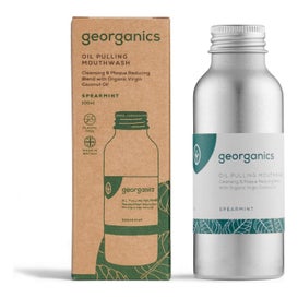 Georganics Oil Pulling Mouthwash Spearmint 100ml