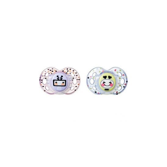 Tom Tip Chupete Ctn Fun 18M+ Fill X2