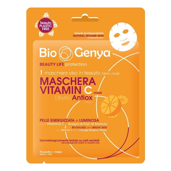 Biogenya Mascarilla Vitamin C Mask Antiox Effect 1 ud