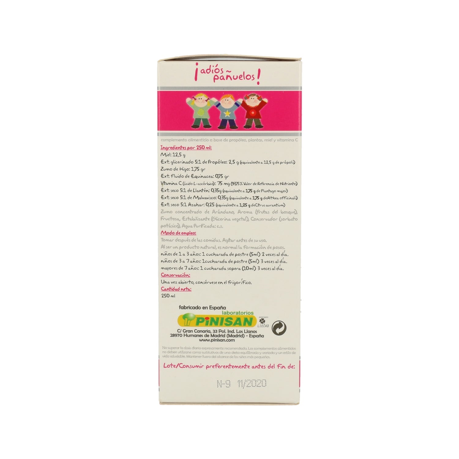 Pinisan Adiós Pañuelos 250ml