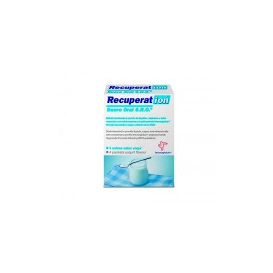 Recuperat-ion Suero Oral S.R.O. sabor yogur 4 sobres