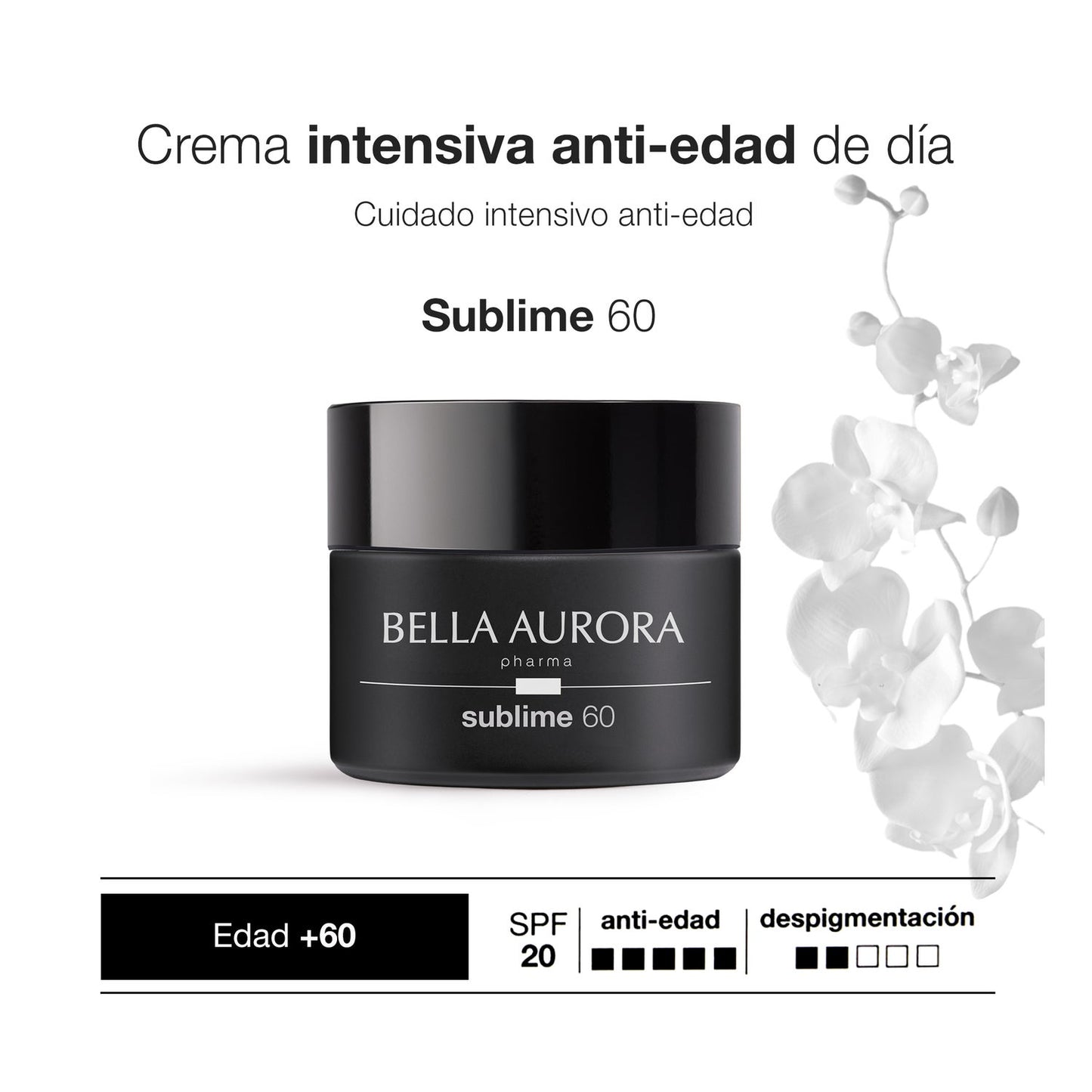 Bella Aurora Sublime 60 Crema Día Nutritiva Multiacción +60 años 50ml