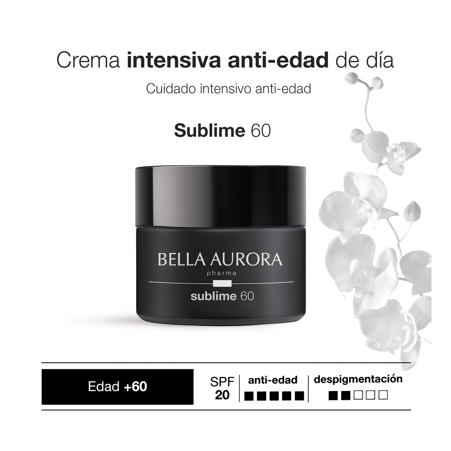 Bella Aurora Sublime 60 Crema Día Nutritiva Multiacción +60 años 50ml