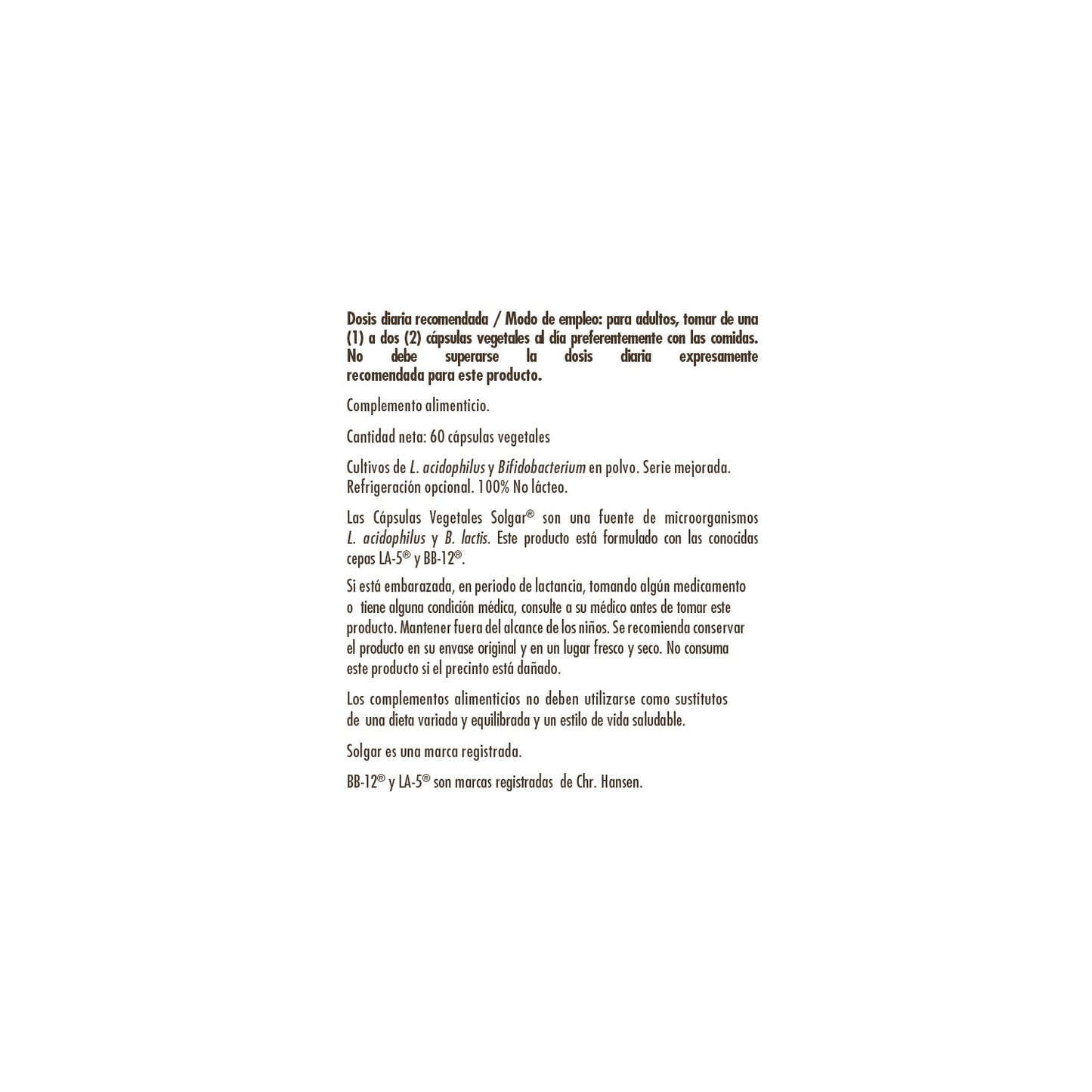 Solgar Advanced Acidophilus Plus 60vcaps
