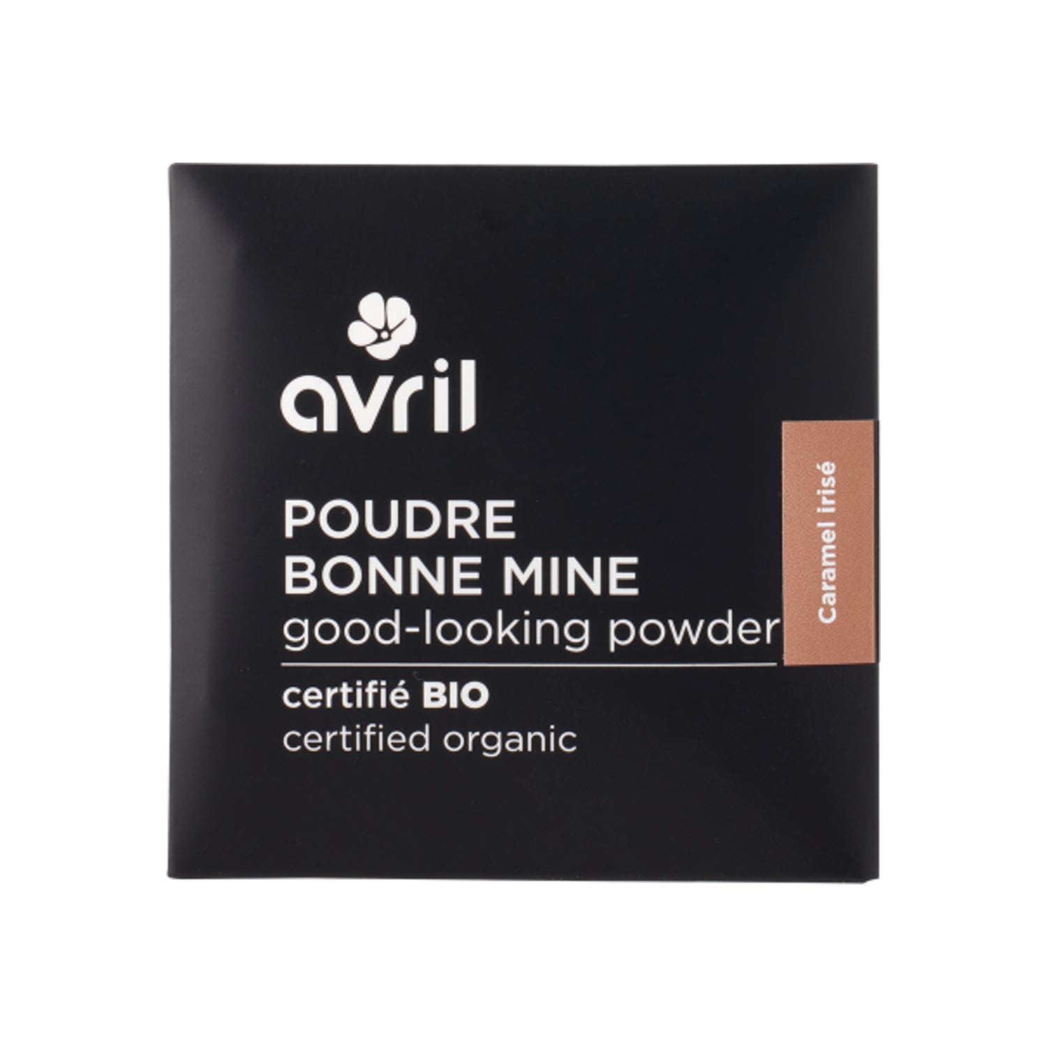 Avril Poudre Bonne Mine Caramel Irisé Recharge Bio 11g
