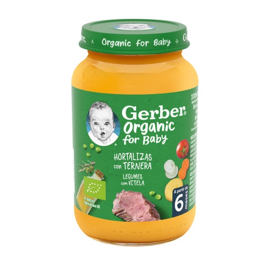 Gerber Organic Hortalizas con Ternera 190g