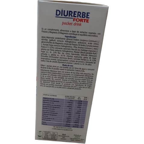 Diurerbe Forte piña Pocket Drink 24 sobres