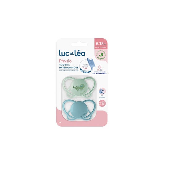 Luc Et Léa Physio Air Duo Chupete 6-18 M P4 2 uds