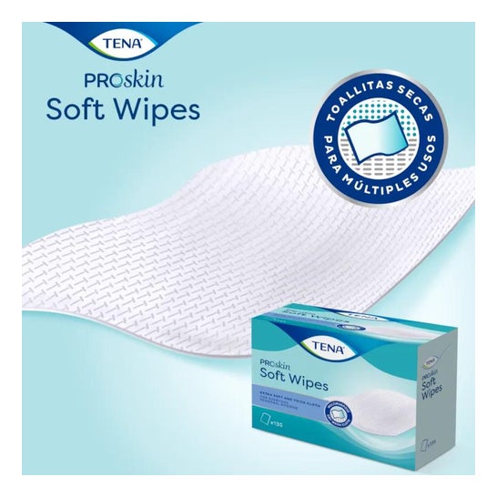 Tena Soft Wipe toallitas humedas 8uds