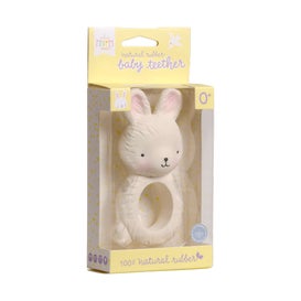 A Little Lovely Company Teething Ring Bunny 1ud