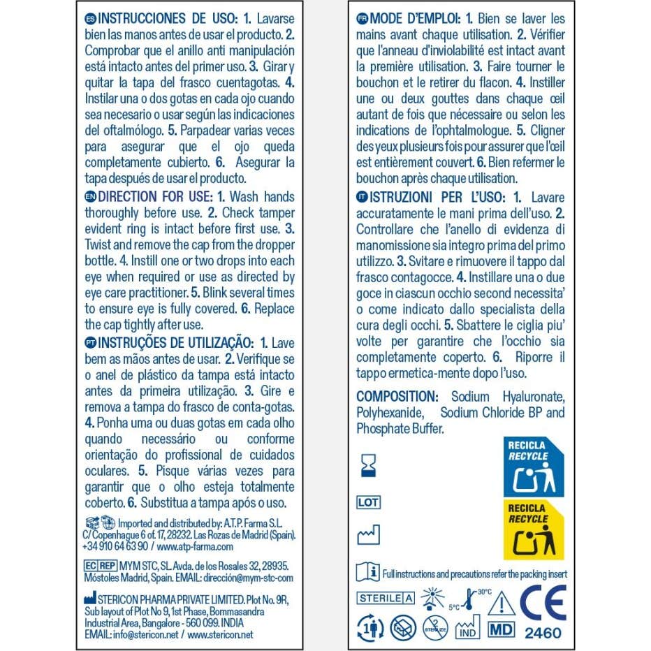 Senti2 Gotas Hidratantes 0.2 Ácido Hialurónico 10ml