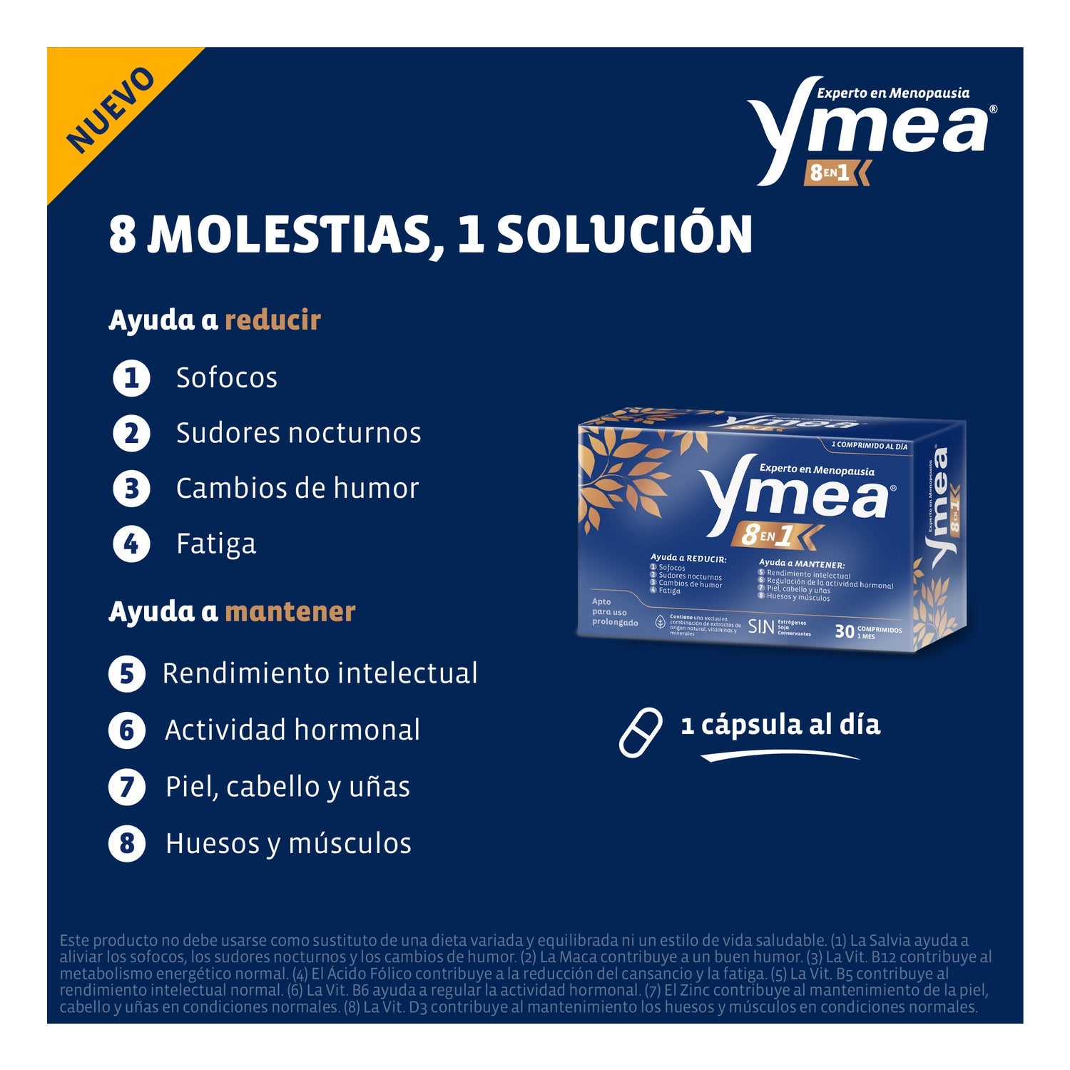 Ymea 8-en-1 30caps