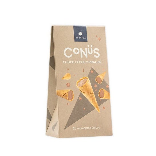 Conüs Chocolate Leche y Praliné Bio 10 uds