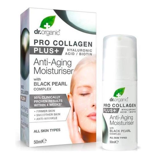 Dr. Organic Crema Collagen Antiedad Plus+ Pearl 50 ml