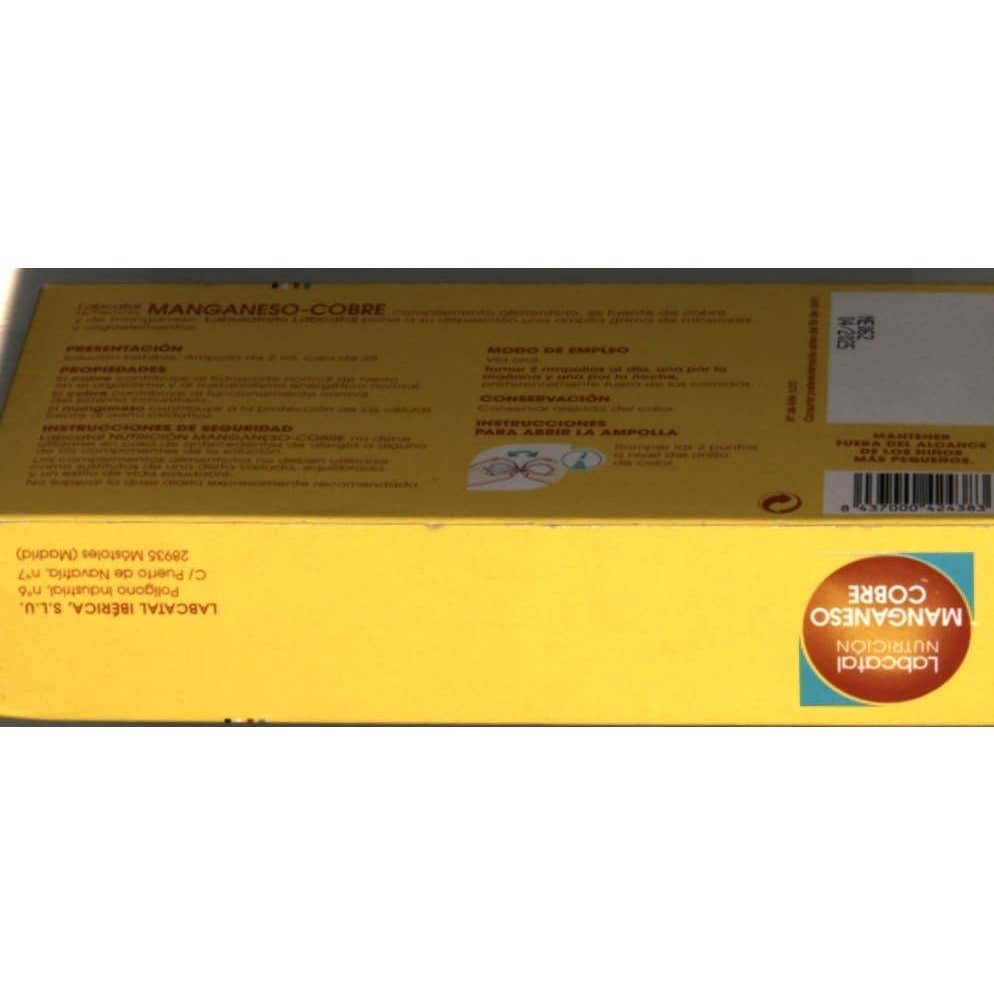 Labcatal 12 manganeso cobre 28ampx2ml