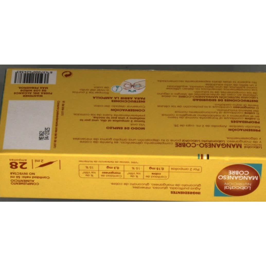 Labcatal 12 manganeso cobre 28ampx2ml