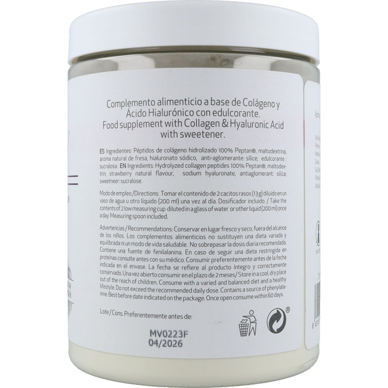 Vaminter Colagenova Movility sabor fresa 390g