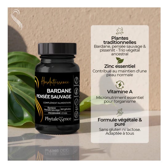 Phytalessence Absolutessence Bardana Pensamiento Salvaje 60 Perlas
