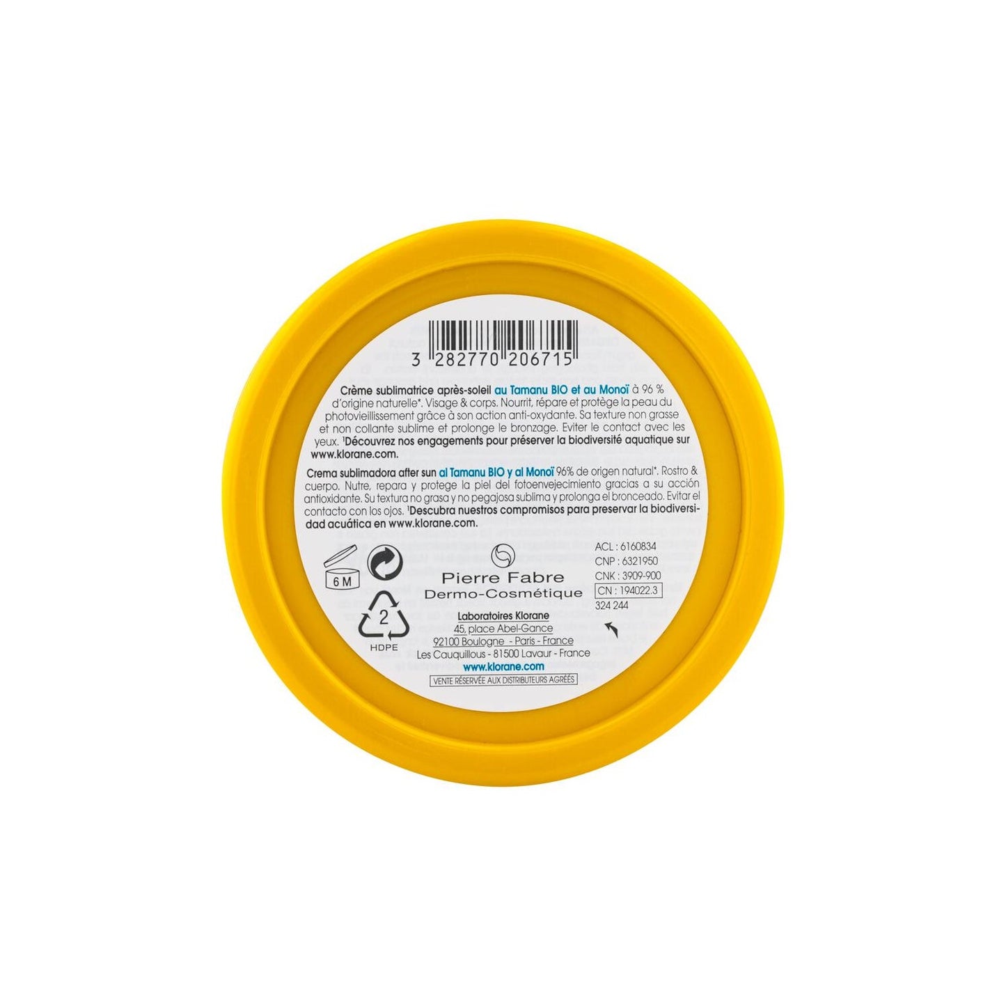 Klorane Crema Sublimadora After Sun 200ml