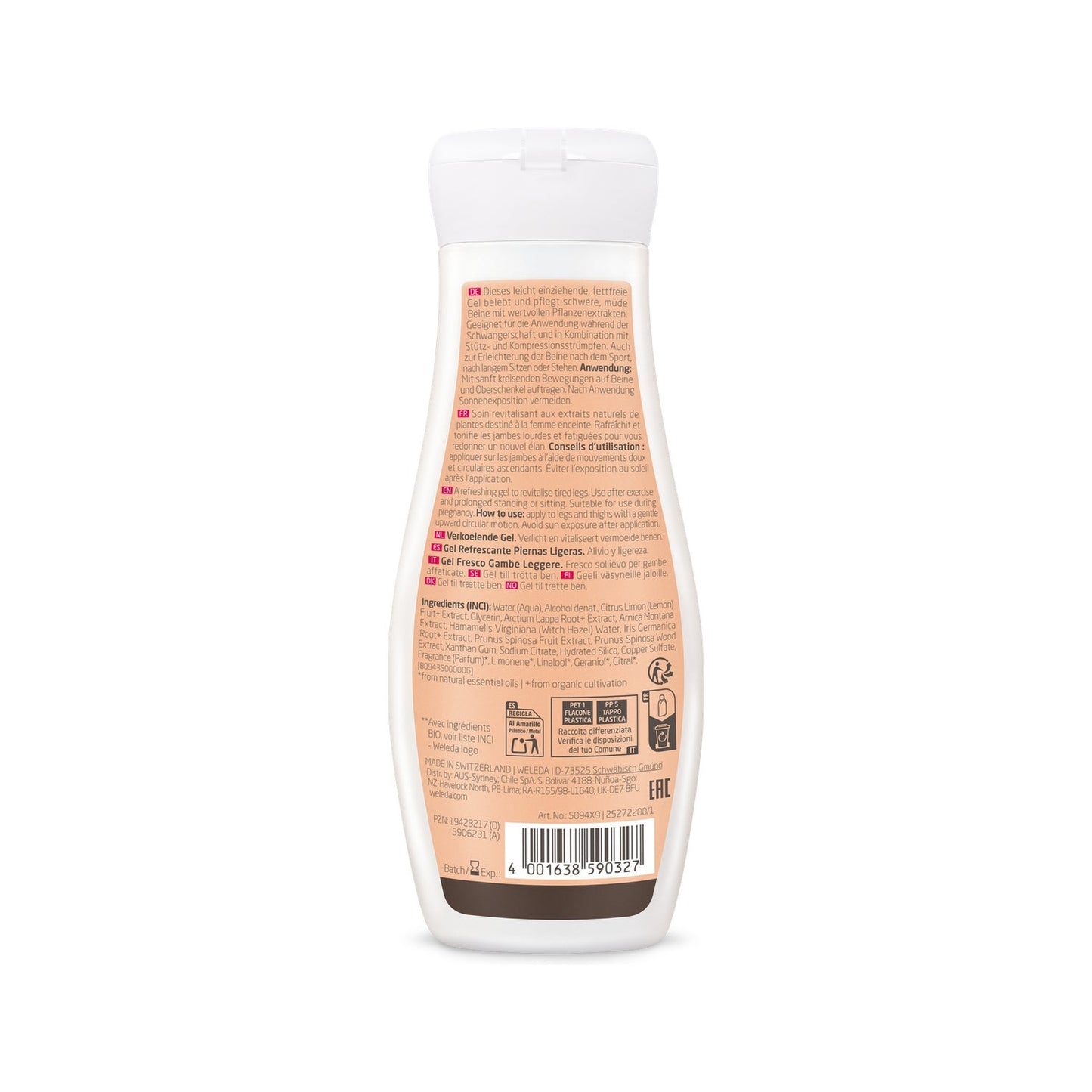 Weleda Gel Refrescante Piernas Ligeras 200ml
