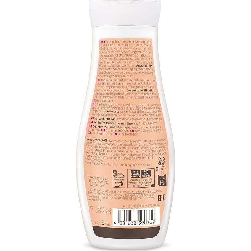 Weleda Gel Refrescante Piernas Ligeras 200ml