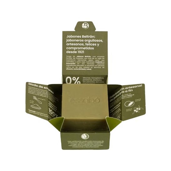 Jabones Beltran Pastilla de Jabón Eco Piel Grasa Essabó 120g