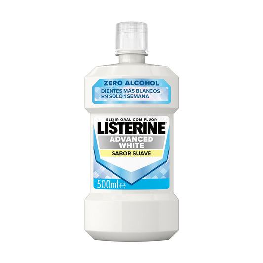 Listerine Enjuague Bucal Advanced White Sabor Suave 500ml