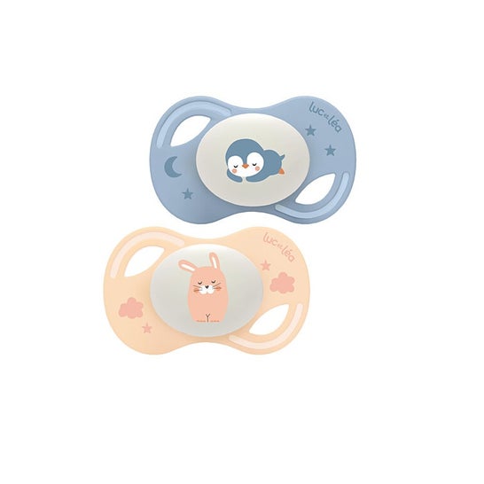 Luc Et Léa Collection Chupete Night C7 Extra-Slim 0-6 M 2 uds