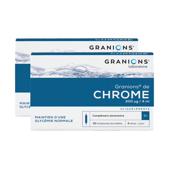 Granions Chrome set de 2 x 30 ampollas