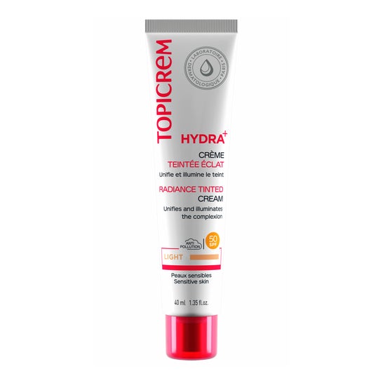 Topicrem HYDRA+ Crema Tintada Color Claro SPF50 40ml