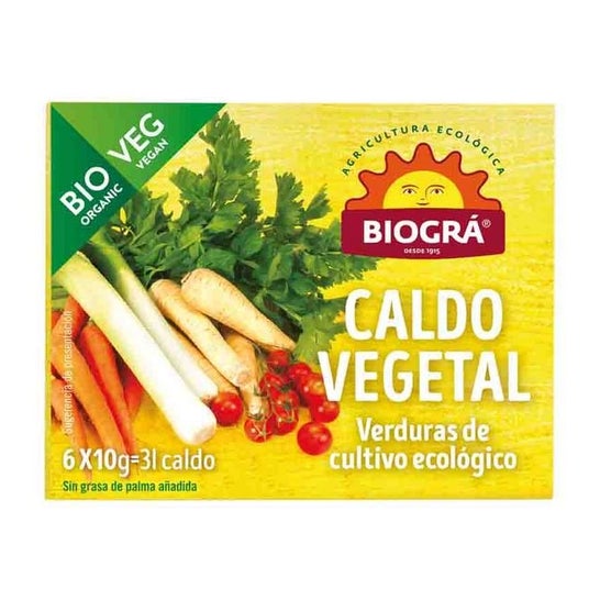 Biográ Caldo Vegetal – Cubitos 10g