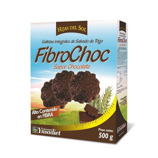 Hijas del Sol FibroChoc Galletas Integrales Sabor Chocolate 500 g