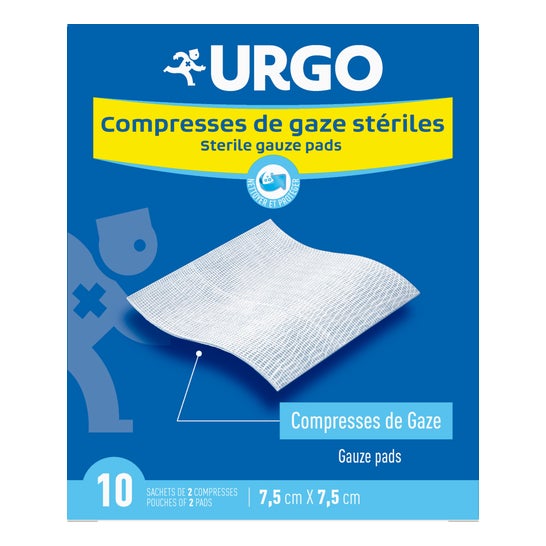 Urgo Compresse Stérile 7,5x7 5 cm 20 uds